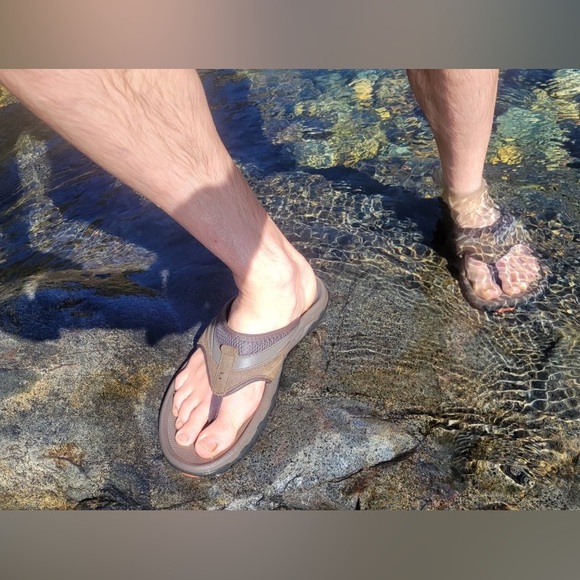 Teva Tan/Brown Pajaro Flip Flops Sandals Shoes